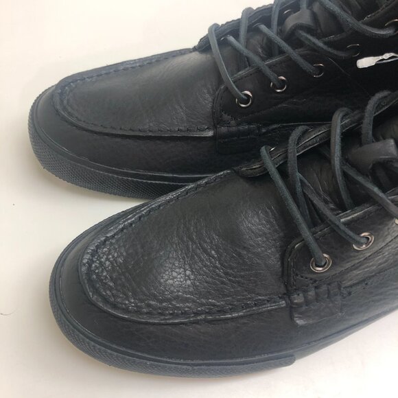 Polo by Ralph Lauren Black Chukka Boots with Textured Leather - Picture 7 of 12